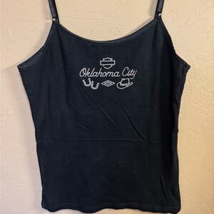 Black Oklahoma City Women's Top